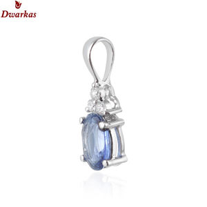 Colgante semiprecioso de piedras preciosas naturales de cianita múltiple de alta calidad con diseño único moderno, joyería de plata de ley 925 - Product Image 2