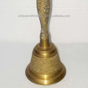 Cloche de prière faite à la main avec métal en laiton de qualité supérieure, idéale pour la décoration de la prière et la célébration - Product Image 4