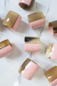 Ronds de serviette, ronds de serviette en rotin, ronds de serviette en osier, décor de table - Product Image 4