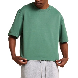 Camisetas de Verano para Hombre, Cómodas, Estilo Sólido, Manga Corta, 100% Algodón, Tejidos Transpirables de Alta Calidad - Product Image 3