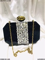 Sac à main de soirée bohème portable de haute qualité pour femmes, avec métal et coquille de nacre, design luxueux fait main