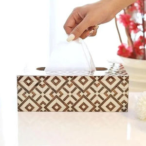 Boîte à mouchoirs en bois imprimée à la demande avec un design simple, durable et élégant pour toutes les pièces à vendre en Inde - Product Image 4