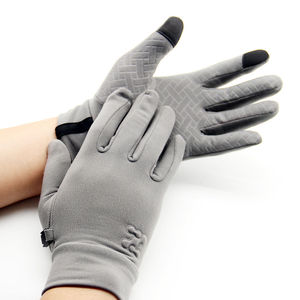 Personalizado deportes al aire libre Gants Moto microfibra sensible pantalla táctil equitación correr ciclismo correr guantes para correr - Product Image 5