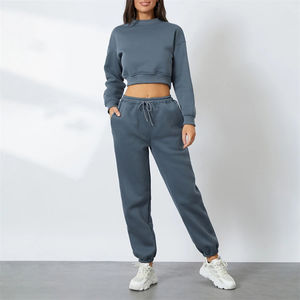 Women 2 Piece Running Sets Autumn Sportswear Outdoor <b>Gym</b> Workout Fitness Tracksuits Long Sleeve O-Neck <b>Sweatshirts</b>+Joggers Pants - Product Image 4