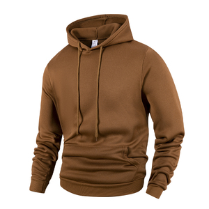 Sudadera con capucha de algodón 100% unisex, Jersey pesado de alta calidad, sudadera con logotipo personalizado, Terry francés en blanco para hombres para invierno - Product Image 1
