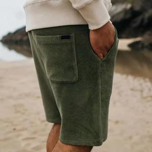 Top Notch <b>Men</b> Terry <b>Towelling</b> 100% Organic Cotton <b>Men's</b> <b>Shorts</b> Luxury Quality Plain Solid Colors <b>Shorts</b> Custom <b>Men</b> Sweat <b>Shorts</b> - Product Image 3