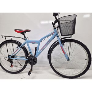 Dorello 2650 modelo de bicicleta con una sola velocidad Azul 26 llanta D marco cesta acero y aluminio material de horquilla - Product Image 4