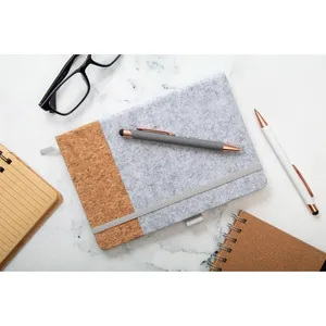 Quaderno Sostenibile in RPET e Sughero Corfel, Quaderno Promozionale per Merchandising - Product Image 2
