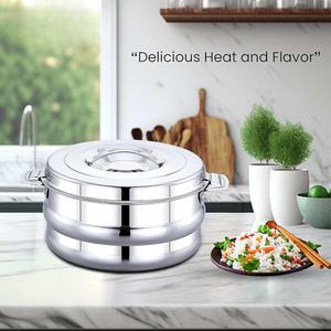 Moderno calentador de alimentos de acero inoxidable Hea tGuard para máxima retención de calor - Product Image 2