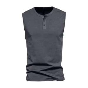 Camisetas sin Mangas Deportivas de Punto, Cuello Redondo, Secado Rápido, Ajuste Muscular, Lisas, para Hombre, de Alta Calidad, para Actividades al Aire Libre - Product Image 6