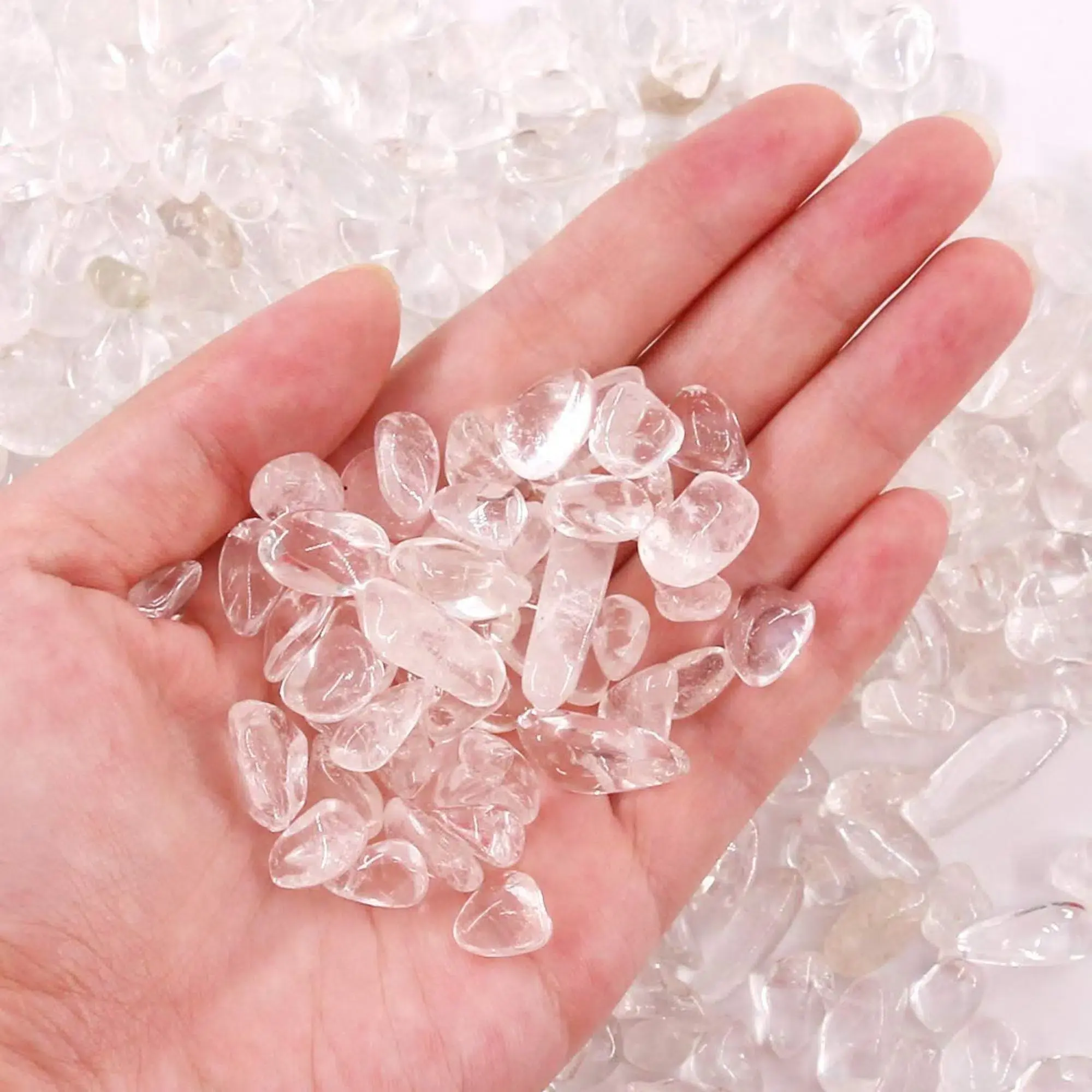 Best Quality Hot Sale Natural Clear Quartz Polished Crystal Chips Top Quality Raw Crystal Stone Agate Bulk Order For Sale
