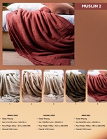 DAFNI BIG PAZAR Couvre-lit en suède tissé jacquard uni teint 100% coton respirant avec pompons 200x230cm Piqué d'été 300g/m
