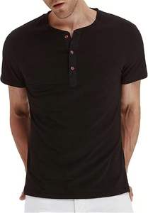 Camiseta de manga corta con patrón liso informal, algodón y poliéster, 220 gramos, peso de tela, posición frontal del logotipo - Product Image 3