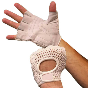 Gants de boxe en cuir à doigts ouverts, antidérapants, à lacets, pour entraînement en salle, avec attache de poignet, unisexe, MMA, Kickboxing, Taekwondo - Product Image 3