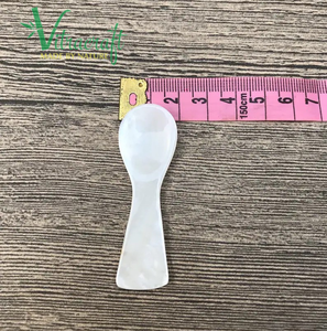 Cuillères à caviar de qualité supérieure Il existe de nombreux choix de couleurs Fabriqué à partir de coquilles de nacre naturelle Logo personnalisé gravé Taille 6x2cm - Product Image 6