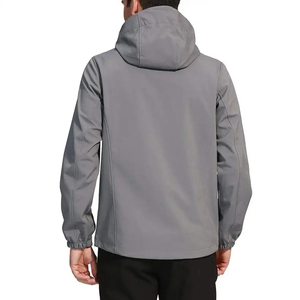 Hombres sólido impermeable cortavientos ligero chaqueta capucha 2025 diseño superior al por mayor chaquetas cortavientos - Product Image 2