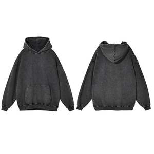 Sweats à capuche délavés à l'acide pour hommes (trucs en polaire) - Product Image 1