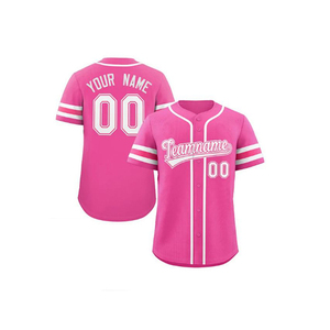 Camiseta deportiva de béisbol de versión urbana de alta calidad, malla estampada, logotipo cosido de poliéster, número de nombre, Béisbol transpirable de secado rápido - Product Image 4