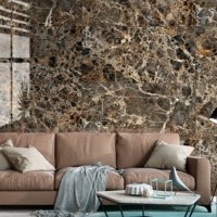 Carreaux de sol en céramique modernes, surface brillante antidérapante numérique, 300x600 mm, épaisseur 8-10 mm, adhésifs, extérieur, cuisine, salle de bain, école