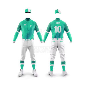 Uniforme de baseball au design personnalisable, nouveau style, respirant, en polyester, grandes tailles, best-seller, OEM, haute qualité, vêtements d'entraînement - Product Image 3