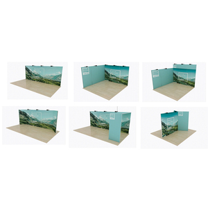 Single Upande MVUTANO Kitambaa gráfico 3x6 fondo de aluminio Modular 10x20 Biashara pantallas de panel de aluminio Modular - Product Image 4