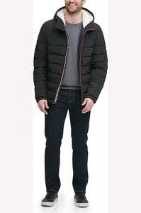 Veste d'hiver matelassée pour homme, couleur et taille personnalisées, vente chaude 2025, col montant, logo frontal, imperméable, chauffante, coupe-vent - Product Image 6