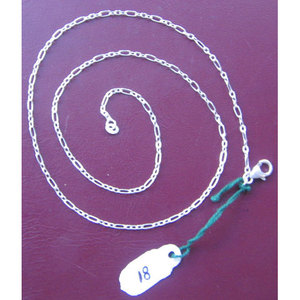 Cadena y Brazalete de Plata Fina, Diseño Sencillo, Joyería Elegante - Product Image 1