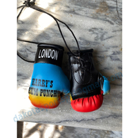 Londres Mini gants de boxe porte-clés en cuir PU porte-clés personnalisé accessoire d'entraînement de remise en forme élégant Logo Durable personnalisation