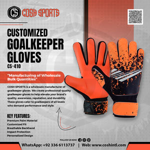 Gants de gardien de but bleu noir à coupe négative avec motif de peinture éclaboussée et accents argentés pour les gardiens de but de football compétitifs - Product Image 6