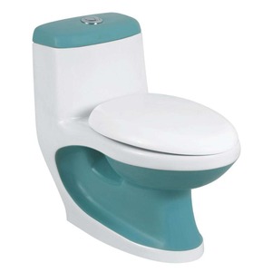 Toilettes une pièce design anti-éclaboussures P-Trap Water Closet Usine similaire - Product Image 1