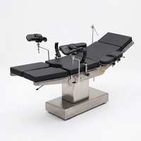 Table d'opération chirurgicale électrique CH-T400, trois fonctions réglables, acier inoxydable 304, lit d'opération hospitalier, table de bloc opératoire