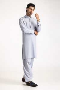 ชุดเดรสผ้าฝ้ายสไตล์ซาลวาร์ของผู้ชายมาใหม่ชุดเดรสสำหรับผู้ใหญ่สีทึบแฟชั่นแบบดั้งเดิม - Product Image 2