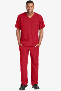 Ensemble d'uniformes de gommage médical pour hommes | Uniforme de gommage d'infirmière en coton Polyester de qualité supérieure Logo personnalisé - Product Image 4