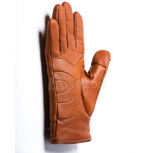 Guantes de cuero de alta calidad para motociclistas Guantes de cuero de diseño resistentes al viento y duraderos Agarre y comodidad perfectos - Product Image 6