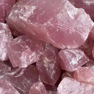หินควอตซ์สีชมพูกุหลาบธรรมชาติบริสุทธิ์หินคริสตัลหยาบขนาดใหญ่หินแร่ตัวอย่างสำหรับตู้ปลาการรักษาของตกแต่งบ้าน - Product Image 5