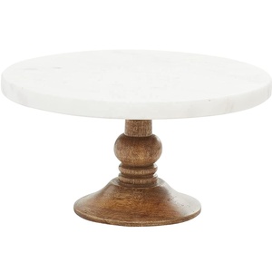 Pedestal de madera sostenible hecho a mano soporte de pastel atractivo estructurado soportes de exhibición de cupcakes precio bajo Herramientas decorativas para pasteles - Product Image 5