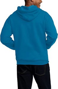 Sudadera con capucha deportiva informal con cremallera para hombre, bolsillos de manga larga, pista para correr, gimnasio, sudadera de entrenamiento, Invierno 100%, forrado de algodón - Product Image 3