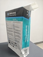 Custom High-strength, Moisture-resistant Kraft Paper square Valve Bags with Full-color Printing. PP Valve Cement Woven Sack Bags