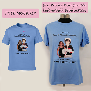 Chemises de mariage décontractées personnalisées avec impression photo, assorties pour la fête nuptiale, drôles pour demoiselles d'honneur, 100% coton respirant de haute qualité - Product Image 3