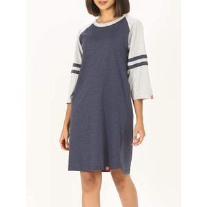 Chemise de nuit en jersey 100% coton, super douce et confortable, coupe ample, pour femmes, tailles S-2XL, offre ODM - Product Image 2