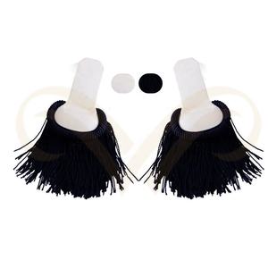 Hot Sale 2025 Security Customized Color Bullion <b>Material</b> No Strap Uniform Shoulder Insignia Durable Epaulettes Wallow <b>Embroidery</b> - Product Image 1