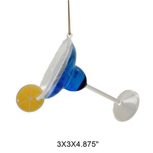 Adornos Navideños de Vidrio Pintados a Mano, Clásicos, Multicolores, para Bebidas y Café, Decoraciones para Árboles, Cocteles, Vino y Tazas - Product Image 4