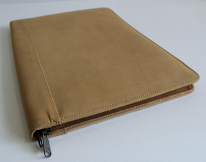 Customized Multi-function Leather <b>A4</b> Portfolio <b>Folder</b> High Quality Leather Padfolio Portfolio <b>A4</b> Presentation <b>Folder</b> - Product Image 2