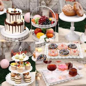 Exhibidor de Pasteles de Metal Superior para Presentación de Postres en Festivales Indios, Mejora el Encanto, Decoración Festiva, Ecológico - Product Image 5