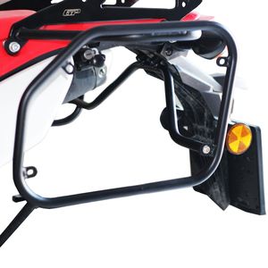 GP COMPOSITE Honda CRF250L / CRF250 Rally 2017-2020ถุงเหล็กด้านข้างสีดำ