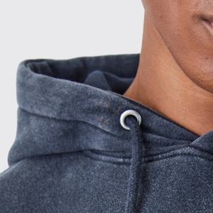 Sweat à capuche unisexe en molleton délavé à l'acide avec logo personnalisé OEM ODM, produit d'hiver le plus vendu, teinture unie - Product Image 6