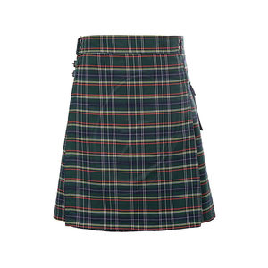 Kilt de algodón hasta la rodilla de Escocia tradicional para hombre, logotipo personalizado, Kilt de tartán gris de alta calidad a la venta, Kilt de tartán gris Unisex - Product Image 1
