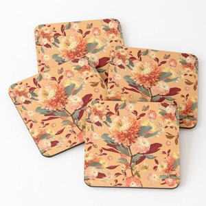 Posavasos con estampado esmaltado hecho a mano de calidad superior para bebidas de té y café del fabricante indio de posavasos de resina a un precio asequible - Product Image 1