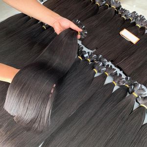 ผมต่อแบบตรงผมมนุษย์บริสุทธิ์เรมี่สองชั้นสำหรับต่อผมตรงและนุ่มลื่น - Product Image 3