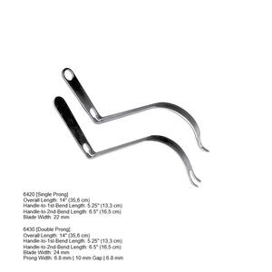 Rétracteur de hanche APC, instruments orthopédiques, instruments chirurgicaux pour le pied et la cheville, ensemble d'instruments, manuel, acier inoxydable - Product Image 2